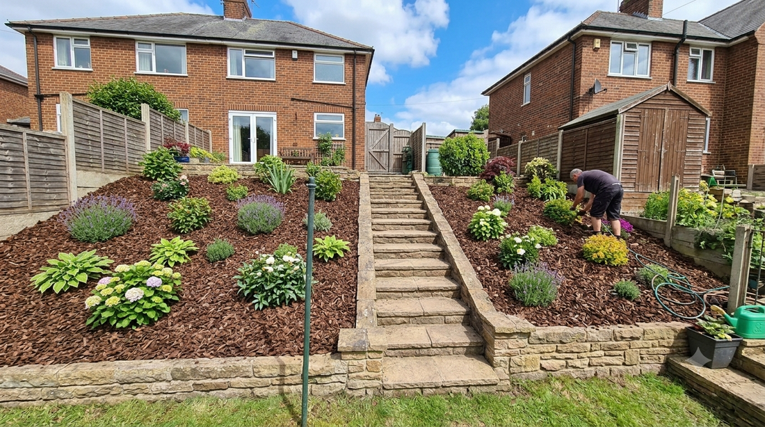 Rubber Mulch for Sloped Gardens: Why It Works When Other Surfaces Don't