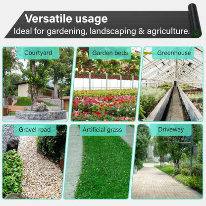 1m x 25m Heavy Duty Weed Control Membrane