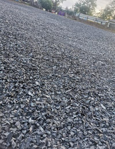 equestrian rubber chippings in playground