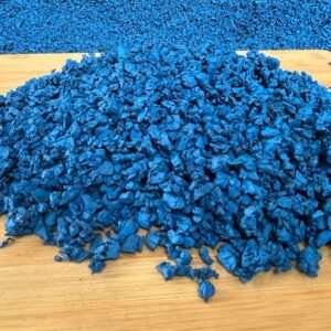 Premium Coloured Rubber Chippings - 100% Wire and Fibre Free
