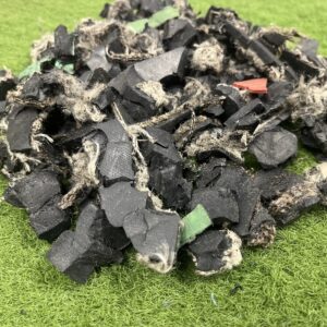 Standard Play Grade Rubber Chippings - 100% Wire Free